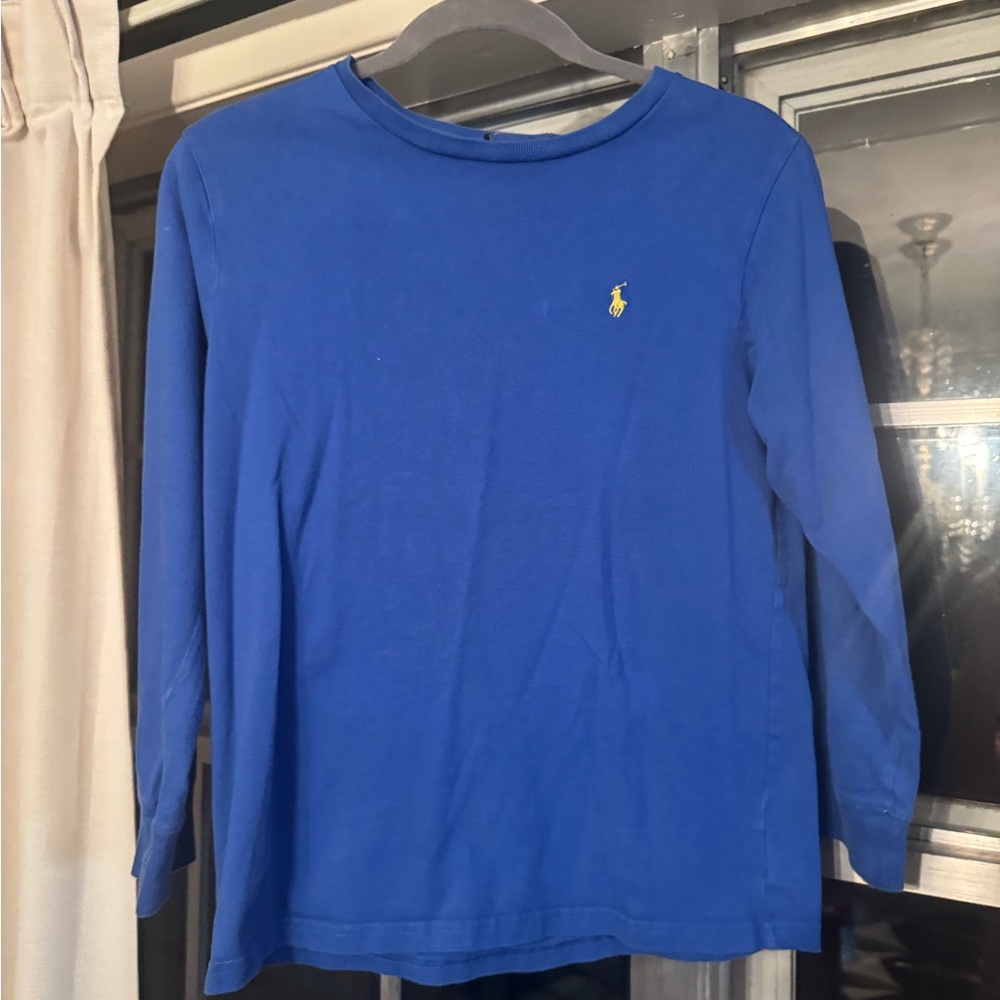 Blue Polo Ralph Lauren Long Sleeve Kids Shirt (missing tag)